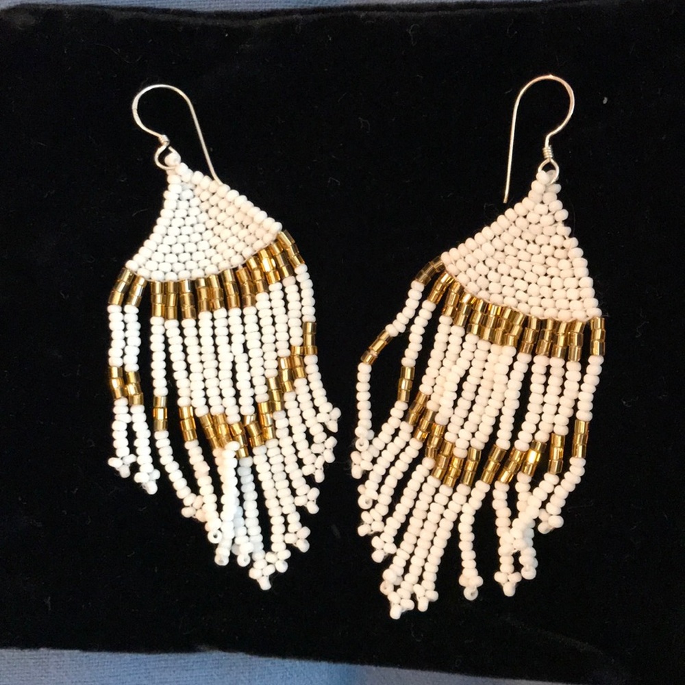 Beautiful Hand Beaded Earrings